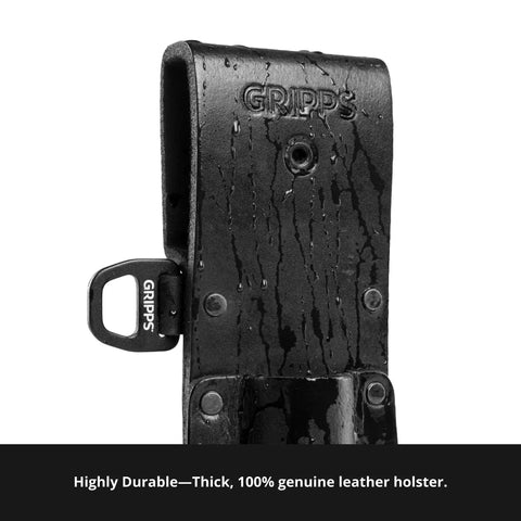 Leather Retractable Scaffold Ratchet Holster