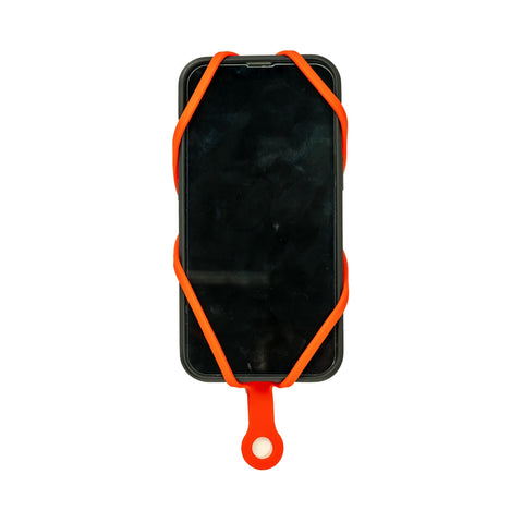 Phone Gripper with Coil Tether